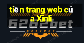 tiền trang web của Xinli