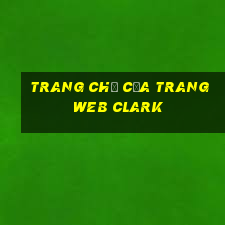 Trang chủ của trang web Clark