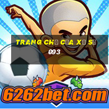 Trang chủ của xổ số 093