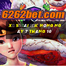 xổ số đài đắk nông ngày 7 tháng 10