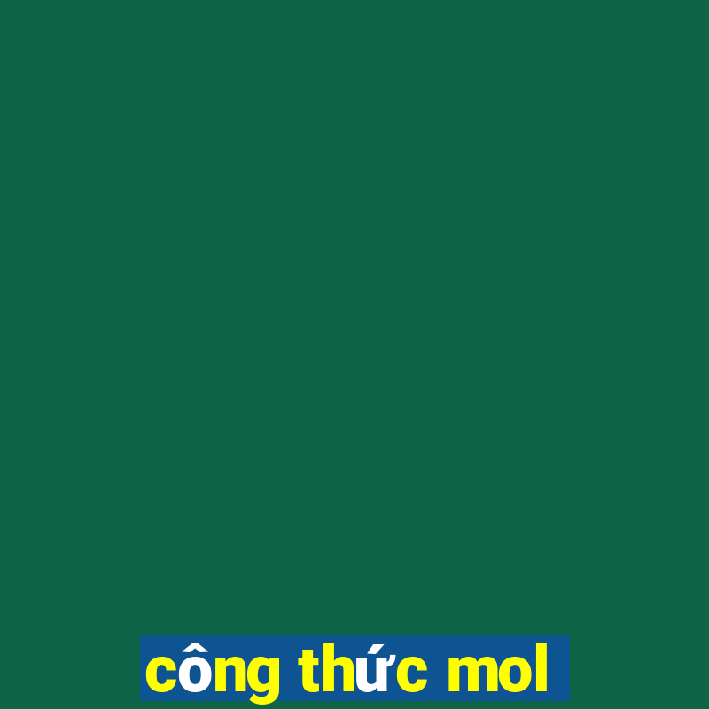 công thức mol