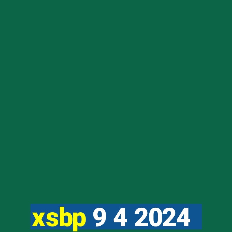 xsbp 9 4 2024