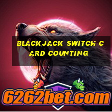 blackjack switch card counting