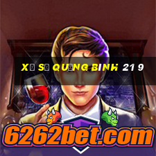 xổ số quảng bình 21 9