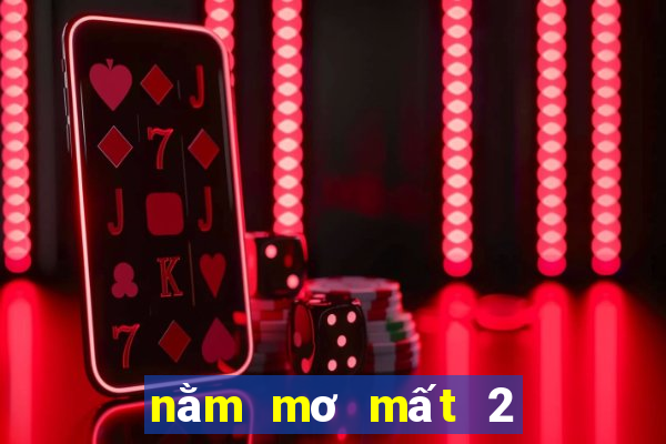 nằm mơ mất 2 xe máy đánh con gì