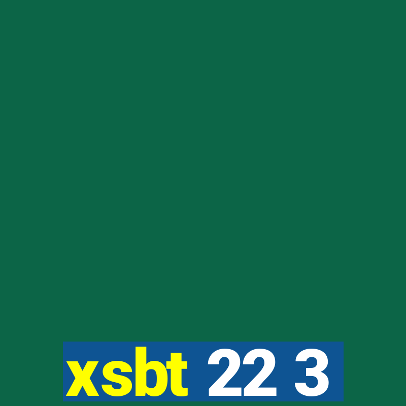 xsbt 22 3