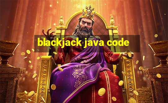 blackjack java code