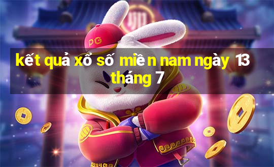 kết quả xổ số miền nam ngày 13 tháng 7