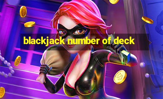 blackjack number of deck