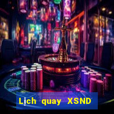 Lịch quay XSND ngày 25