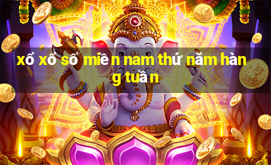 xổ xổ số miền nam thứ năm hàng tuần