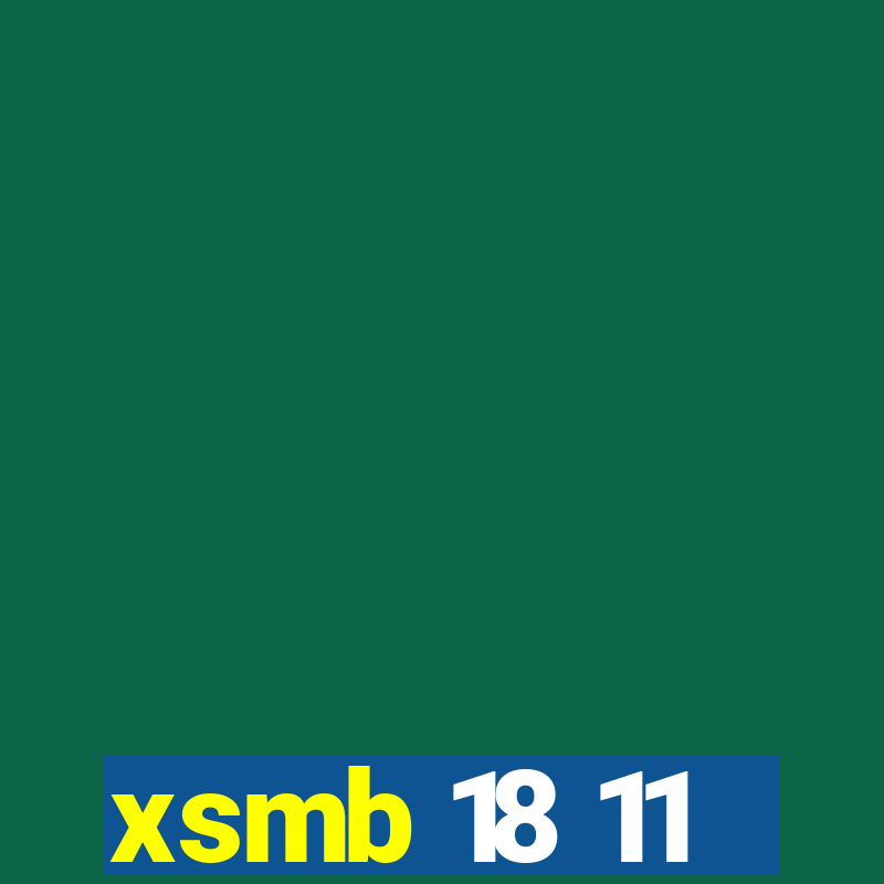 xsmb 18 11