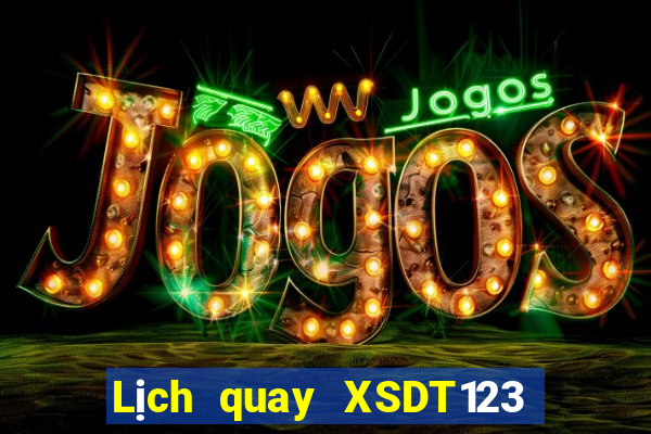 Lịch quay XSDT123 ngày 2