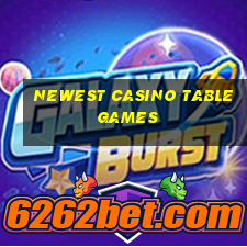 newest casino table games