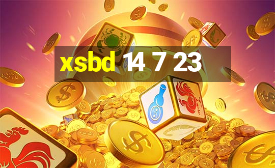 xsbd 14 7 23