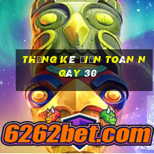 Thống kê điện toán ngày 30