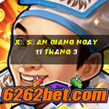 xổ số an giang ngày 11 tháng 3