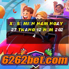 xổ số miền nam ngày 27 tháng 12 năm 2024