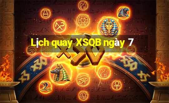 Lịch quay XSQB ngày 7