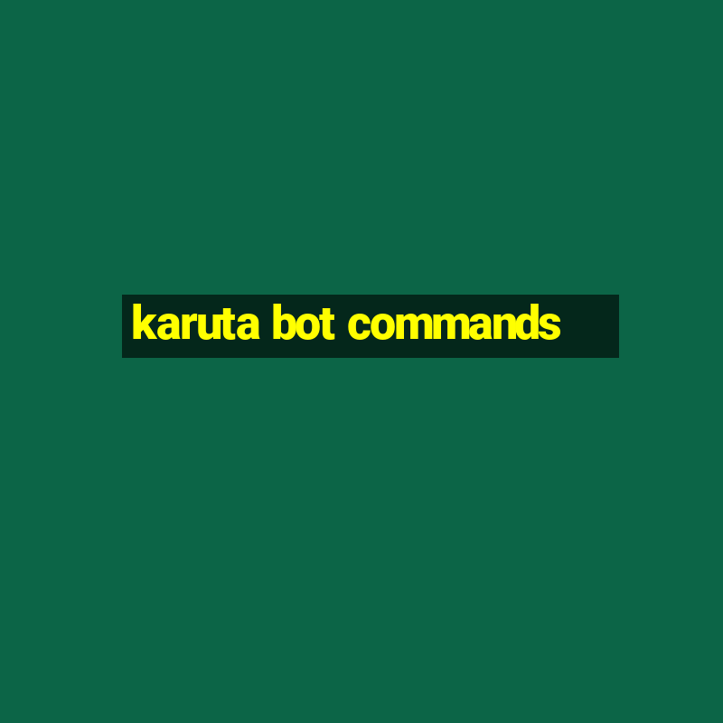 karuta bot commands