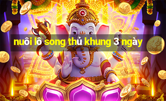 nuôi lô song thủ khung 3 ngày