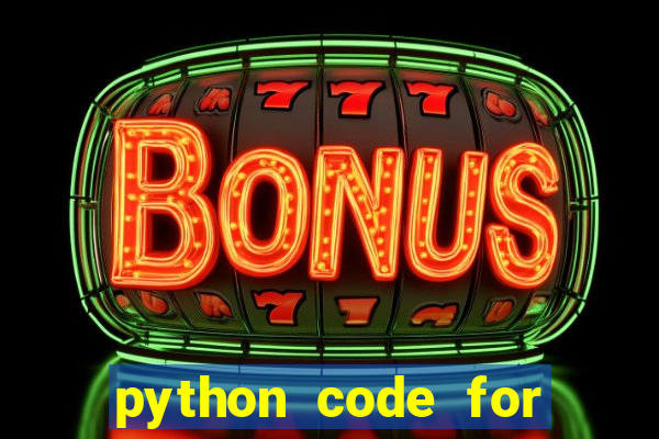 python code for blackjack game