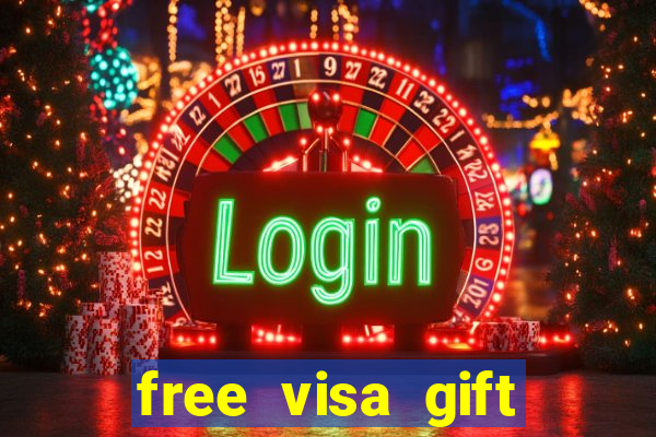 free visa gift card generator