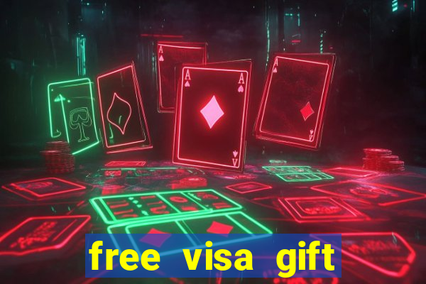 free visa gift card generator