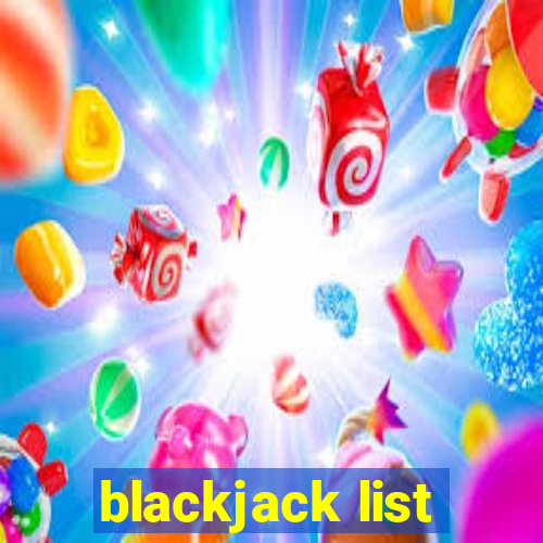 blackjack list