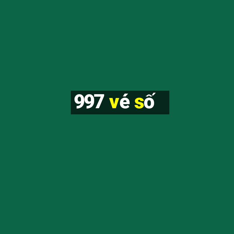 997 vé số