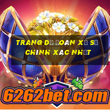 trang dự đoán xổ số chính xác nhất