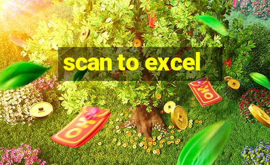 scan to excel