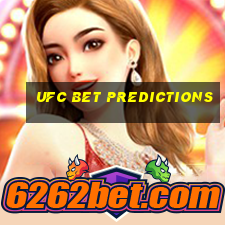 ufc bet predictions