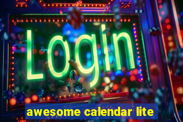 awesome calendar lite