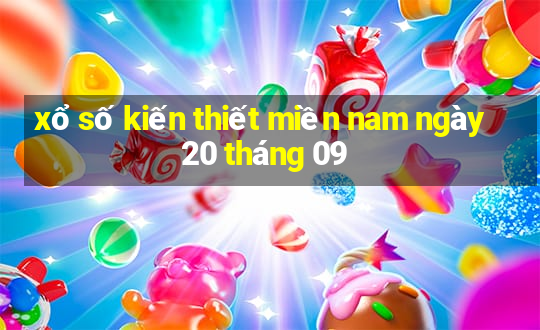 xổ số kiến thiết miền nam ngày 20 tháng 09