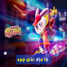 app giải địa lý