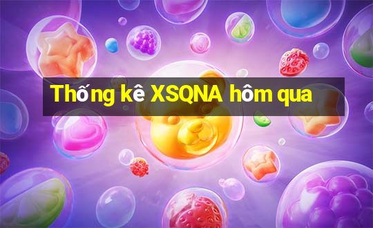 Thống kê XSQNA hôm qua