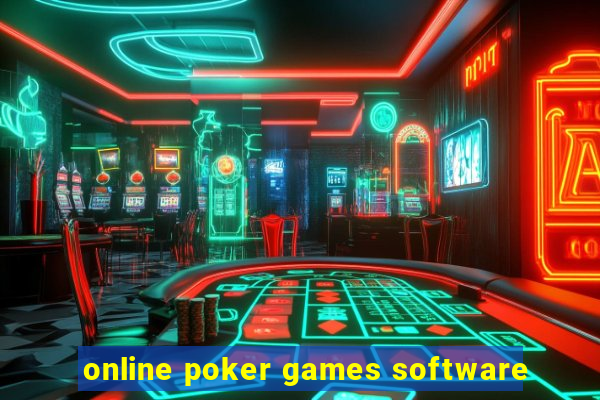 online poker games software