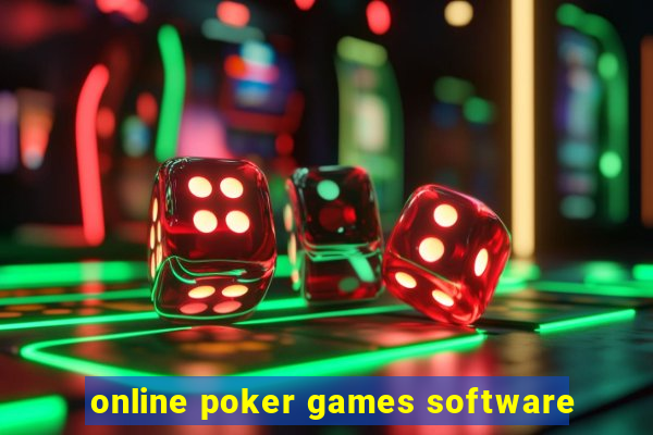 online poker games software