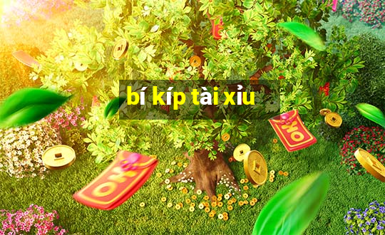 bí kíp tài xỉu