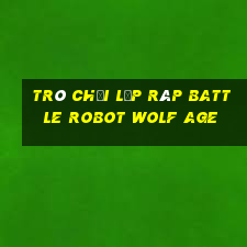 trò chơi lắp ráp battle robot wolf age