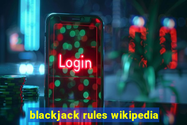 blackjack rules wikipedia