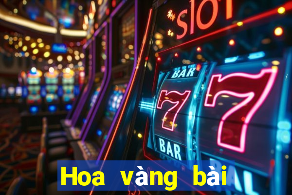 Hoa vàng bài poker Za Chiên