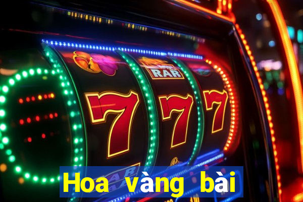 Hoa vàng bài poker Za Chiên