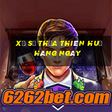 xổ số thừa thiên huế hàng ngày