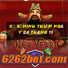 xổ số ninh thuận ngày 24 tháng 11