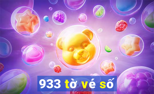 933 tờ vé số