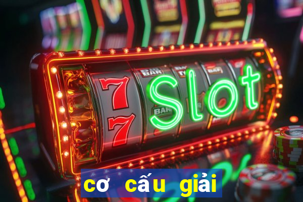 cơ cấu giải xổ số