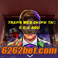 Trang web chính thức của Boli