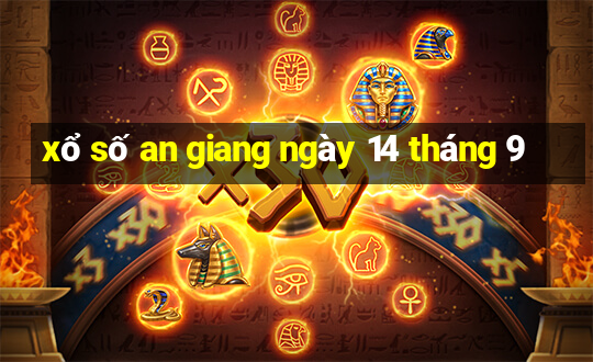 xổ số an giang ngày 14 tháng 9